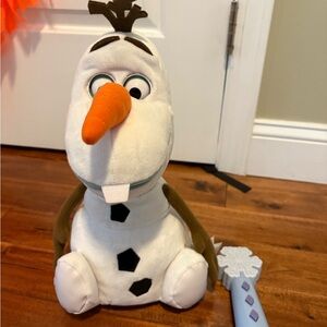 Olaf Plush Toy - interactive with remote wand